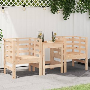Maison exclusive - chaises de jardin lot de 2 61,5x53x71 cm bois de pin massif