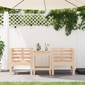 Maison exclusive - chaises de jardin lot de 2 61,5x53x71 cm bois de pin massif
