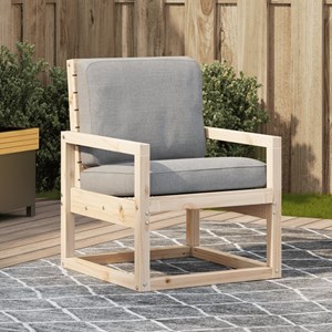 Maison exclusive - chaise de jardin 57,5x63x76 cm bois de pin massif