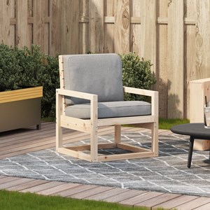 Maison exclusive - chaise de jardin 57,5x63x76 cm bois de pin massif