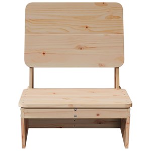 Maison exclusive - chaise de jardin 60x64x70,5 cm bois de pin massif