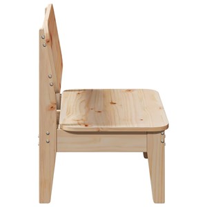 Maison exclusive - chaise de jardin 60x52,5x72 cm bois de pin massif