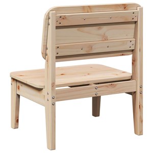 Maison exclusive - chaise de jardin 60x52,5x72 cm bois de pin massif