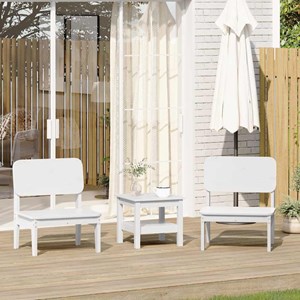 Maison exclusive - chaises de jardin lot de 2 blanc 60x52,5x72 cm bois massif pi