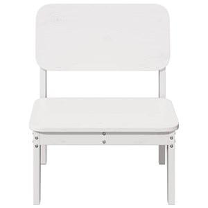 Maison exclusive - chaises de jardin lot de 2 blanc 60x52,5x72 cm bois massif pi