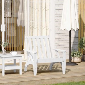 Maison exclusive - chaise de jardin adirondack blanc 75x77x77cm bois massif de p