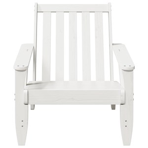 Maison exclusive - chaise de jardin adirondack blanc 75x77x77cm bois massif de p