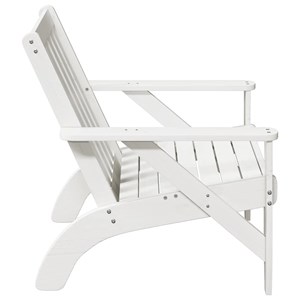 Maison exclusive - chaise de jardin adirondack blanc 75x77x77cm bois massif de p