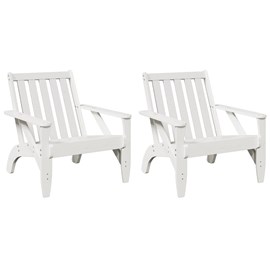 Maison exclusive - chaises de jardin adirondack lot de 2 75x77x77 cm