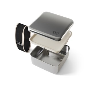 Lunch box en métal 1 l noir onyx