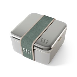 Lunch box en métal 1 l vert natural