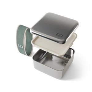 Lunch box en métal 1 l vert natural