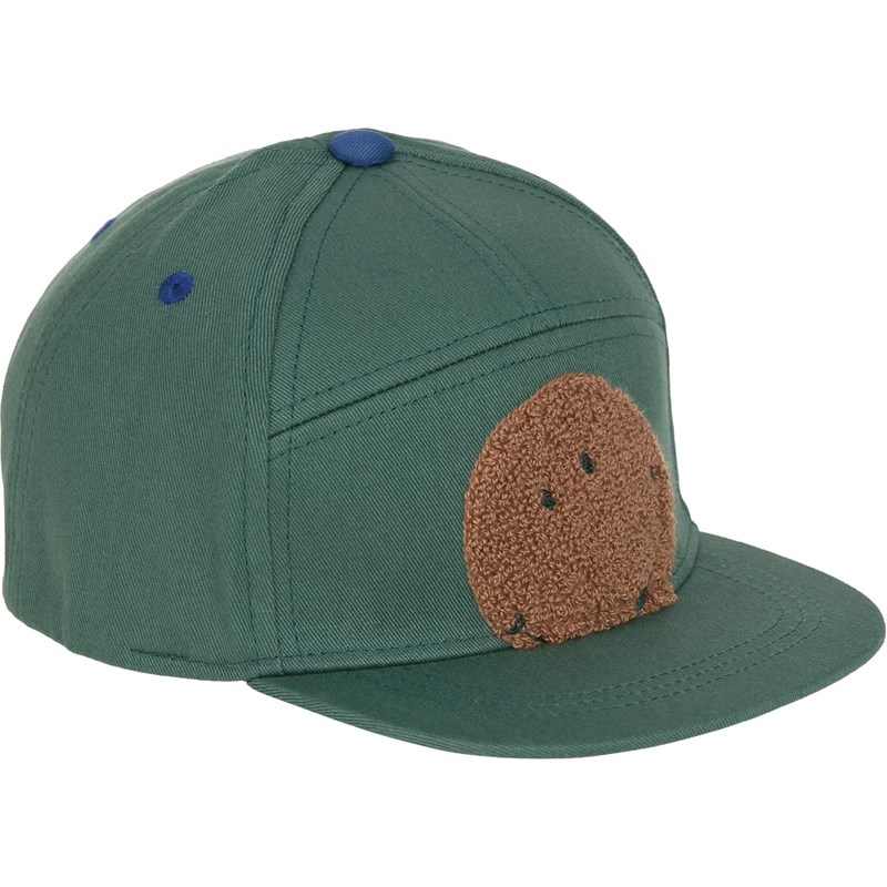 Casquette visière plate little gang smile ocean green