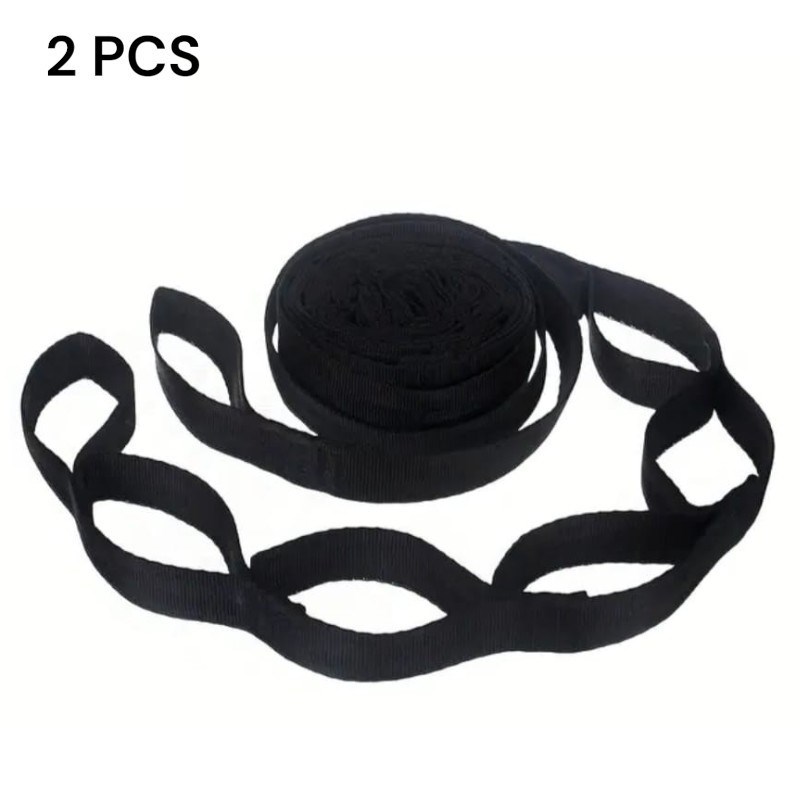 Sangles d'accroche noir pour hamac
