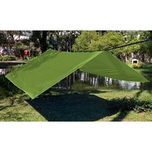 Tarp hamac géant vert armé