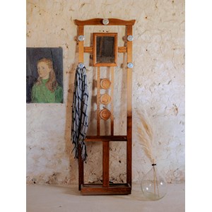 Porte-manteau en bois foncé n°311