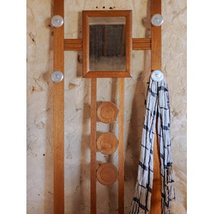 Porte-manteau en bois foncé n°311