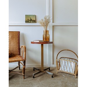 Table bistro en placage bois n°105