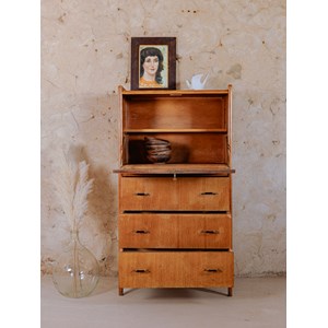 Secrétaire en bois clair n°169
