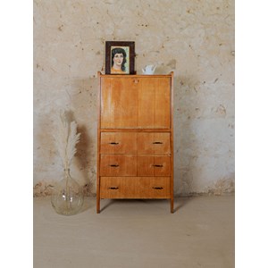 Secrétaire en bois clair n°169