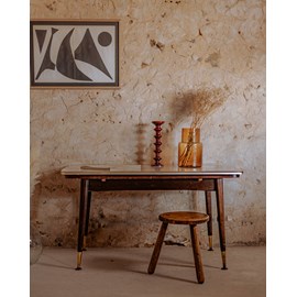 Table à manger à système en formica n°1137