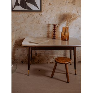 Table à manger à système en formica n°1137
