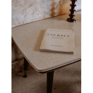 Table à manger à système en formica n°1137