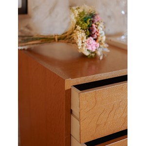 Chiffonnier en placage chêne n°80