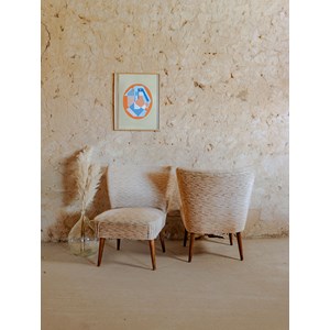 Paire de fauteuils cocktails n°950