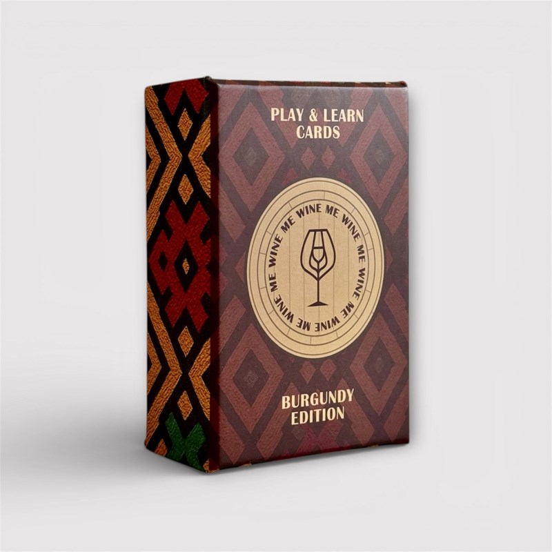 Jeu de cartes oenologique wine me – bourgogne (54 cartes + qr code)