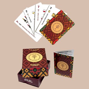 Jeu de cartes wine me – version bourgogne, 54 cartes + carte qr