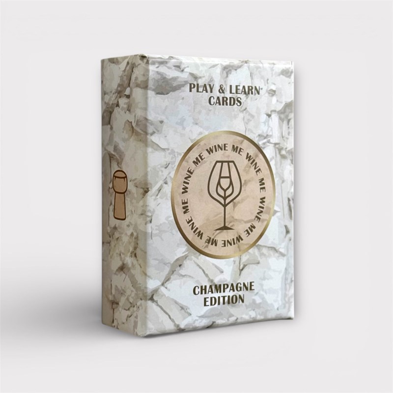 Jeu de cartes oenologique wine me – champagne (54 cartes + qr code)