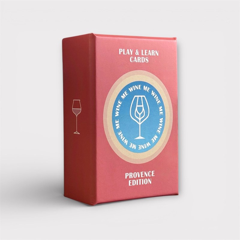 Jeu de cartes oenologique wine me – provence (54 cartes + qr code)