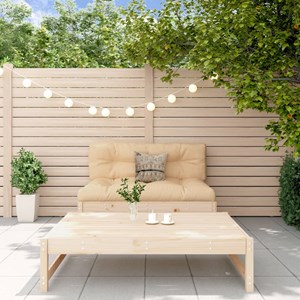 Maison exclusive - salon de jardin 2 pcs avec coussins bois massif