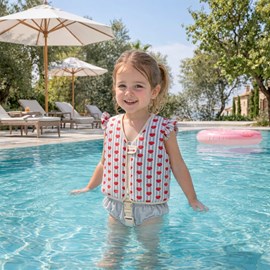 Gilet de natation enfant - coeur