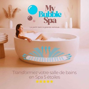 Tapis de bain à bulles bouillonnant - my bubble spa