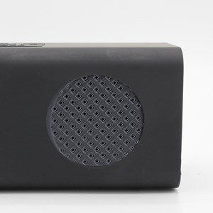 Radio reveil fm torche led temperature date jour snooze soft touch