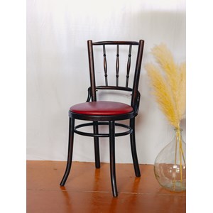 Paire de chaises bistro en bois n°1126