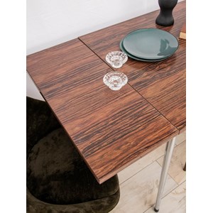 Table à manger en formica et chrome n°1138