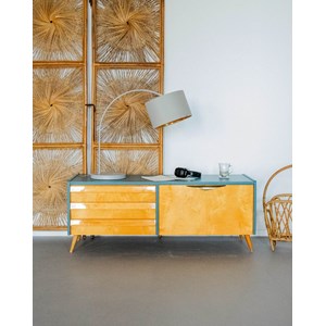 Enfilade bleu ciel en pin n°428