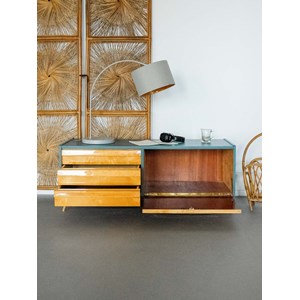 Enfilade bleu ciel en pin n°428