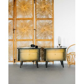 Paire de tables de chevet en placage n°703