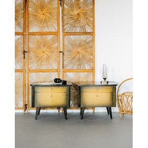 Paire de tables de chevet en placage n°703