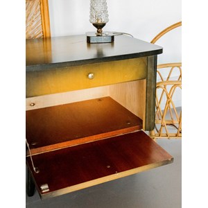 Paire de tables de chevet en placage n°703