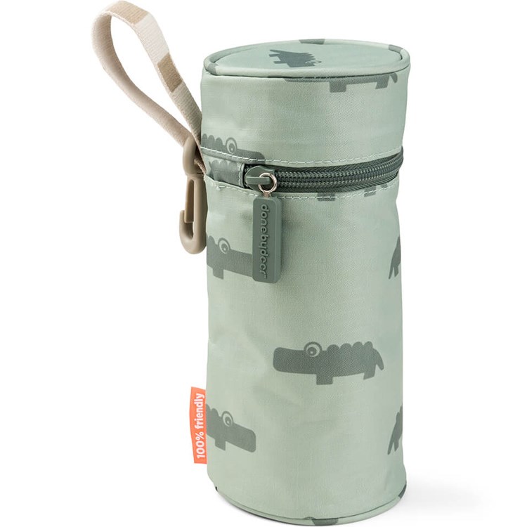 Porte gourde isotherme enfant croco vert
