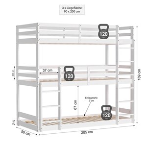 Lit homestyle4u bleu