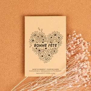 5 sachets à semer pour ta marraine