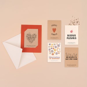 5 sachets à semer pour ta marraine