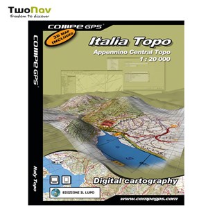 Carte twonav 1 25 zone alpes italiennes