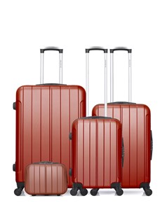 Bluestar - set de 4 valises napoli-c 75 cm 4 roues
